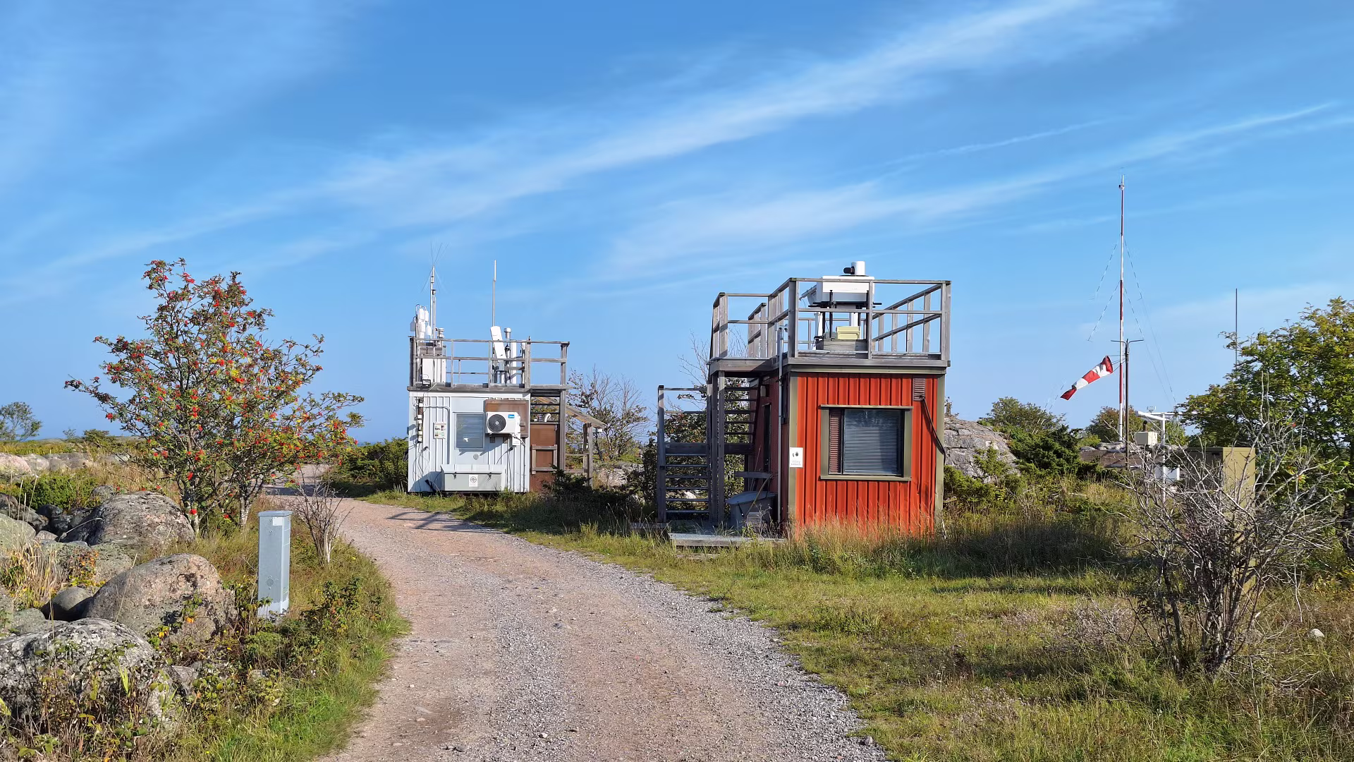 Väderstationen på Utö: Meteorologiska institutets havs- och väderobservationsstation i Skärgårdshavet sedan 1881.
